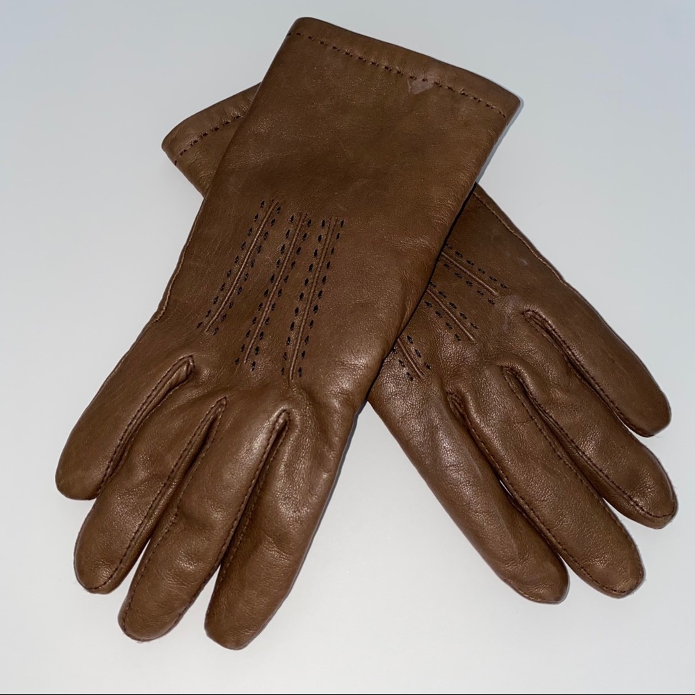 Vintage CHRISTIAN DIOR leather gloves Women’s SZ S